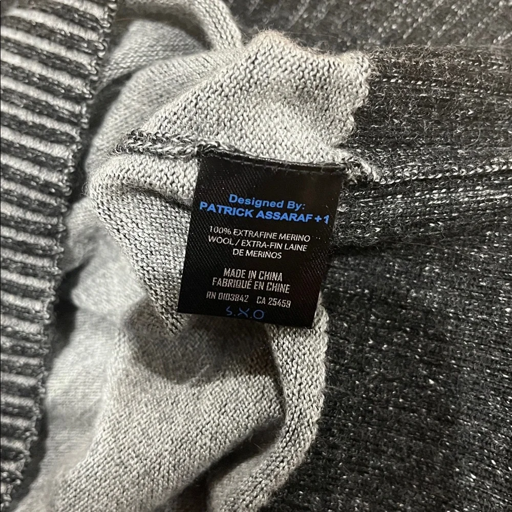 Patrick Assaraf Merino Plaited Cropped Crewneck - Picture 6 of 6